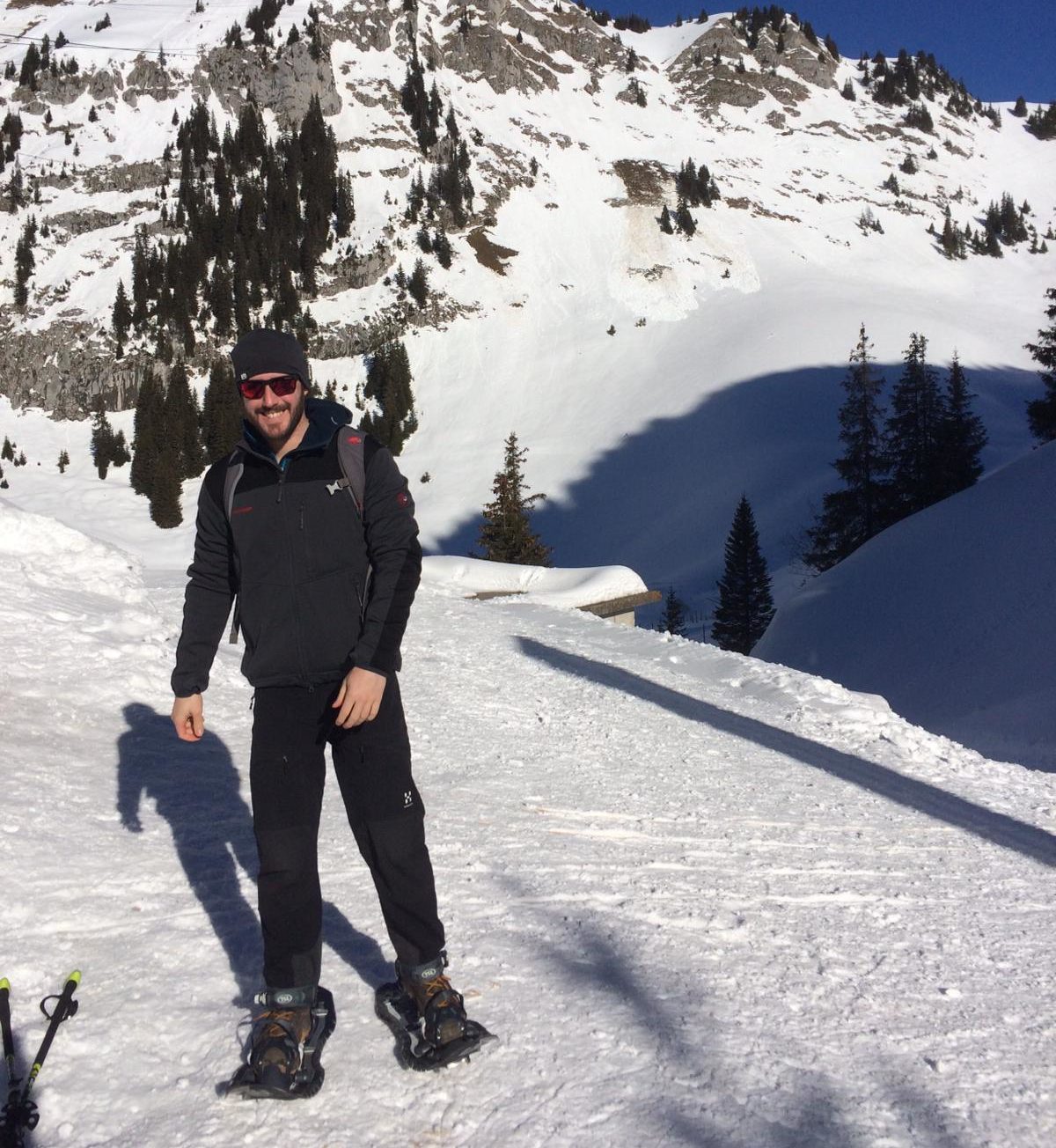 snowshoe hiking