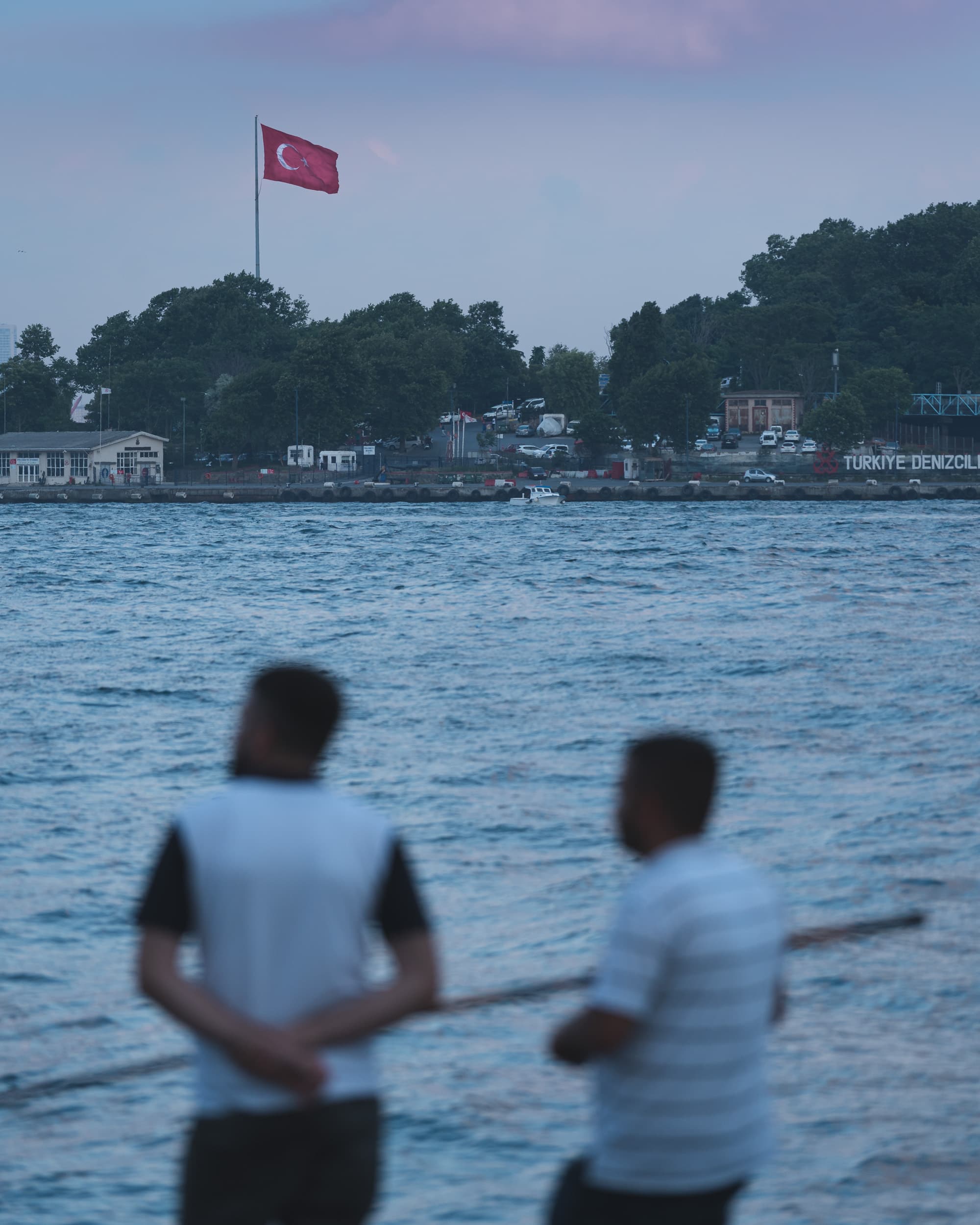 fishermen at bosphorus