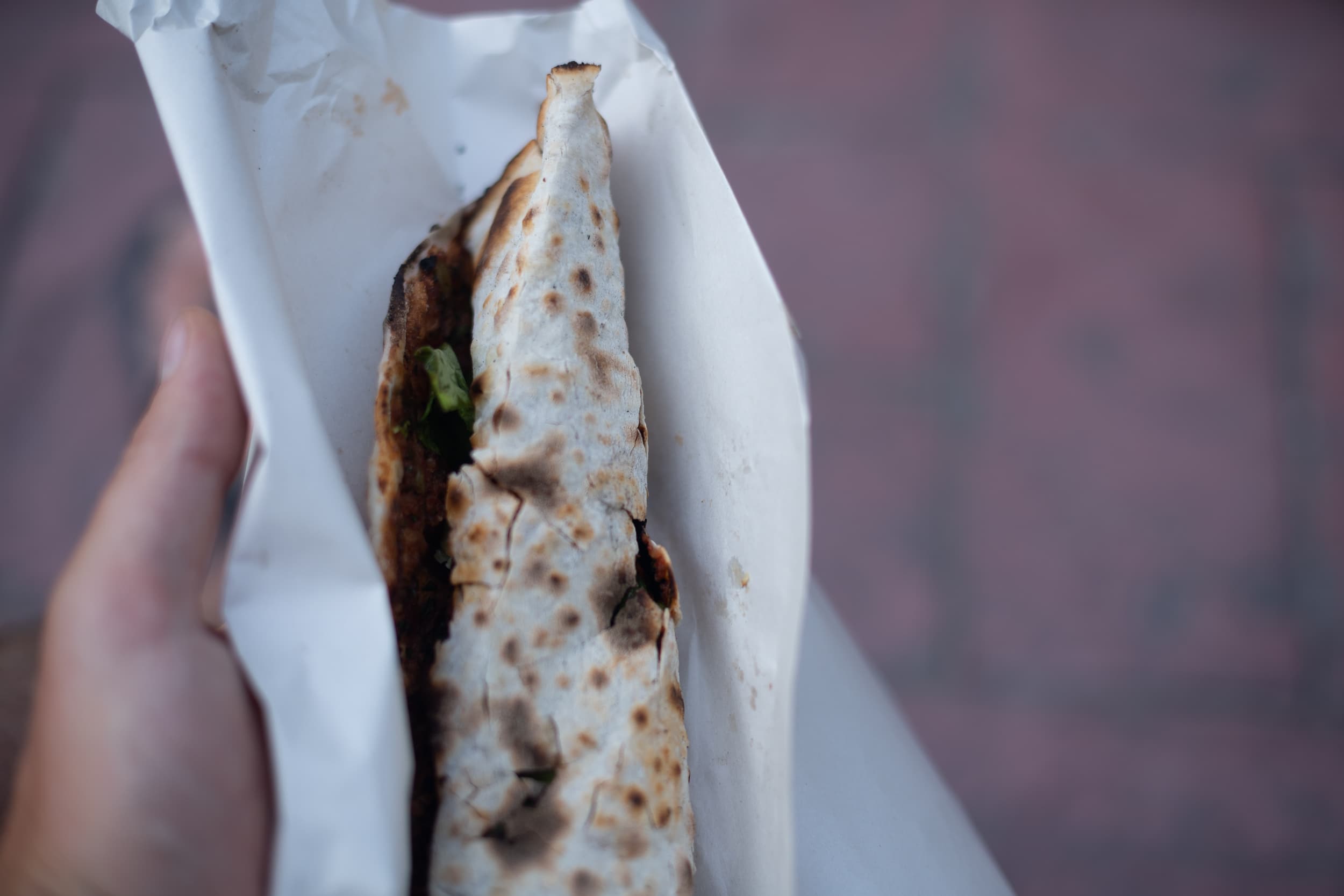 turkish lahmacun in Istanbul