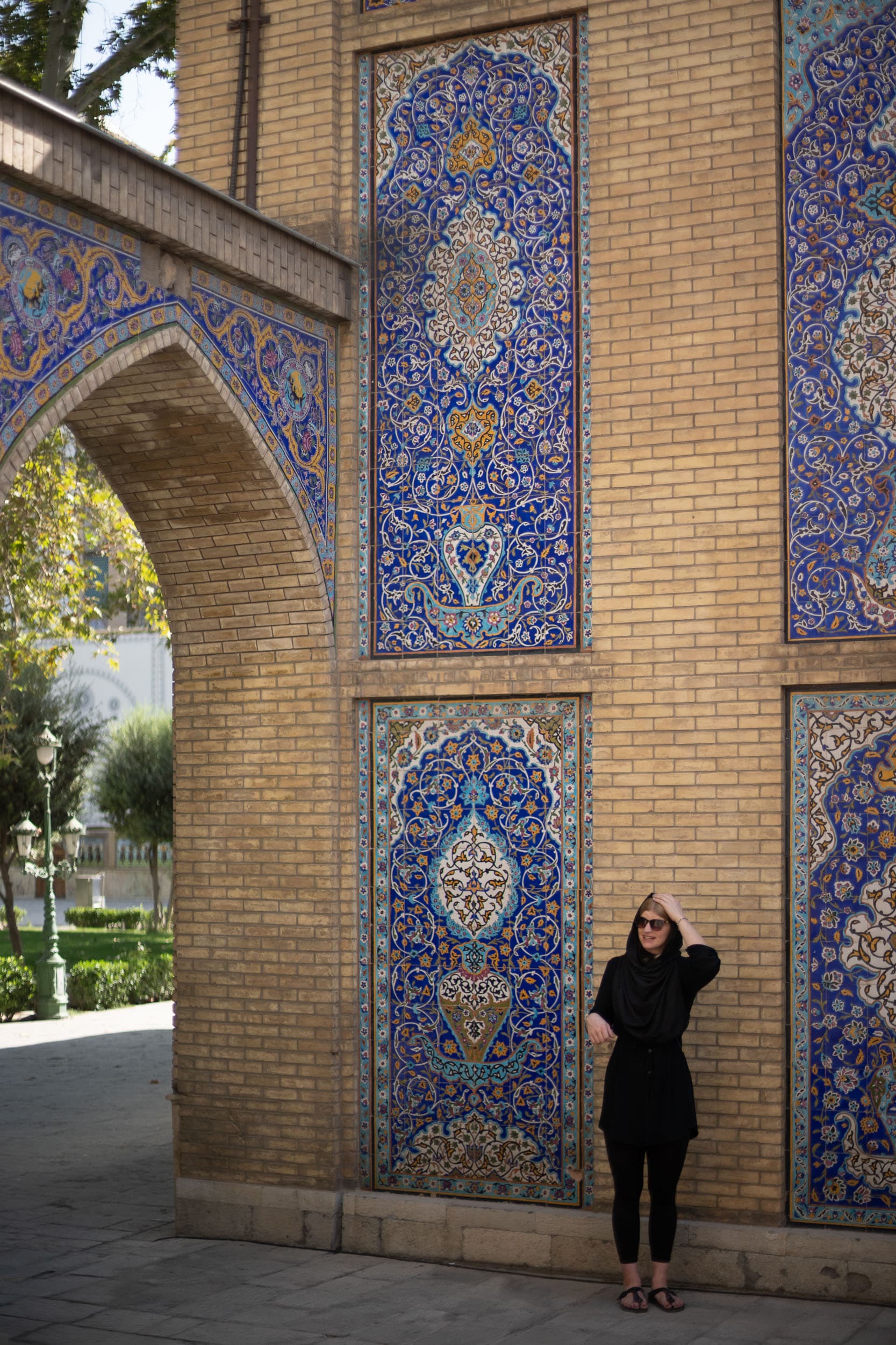 Irina at Golestan Palace