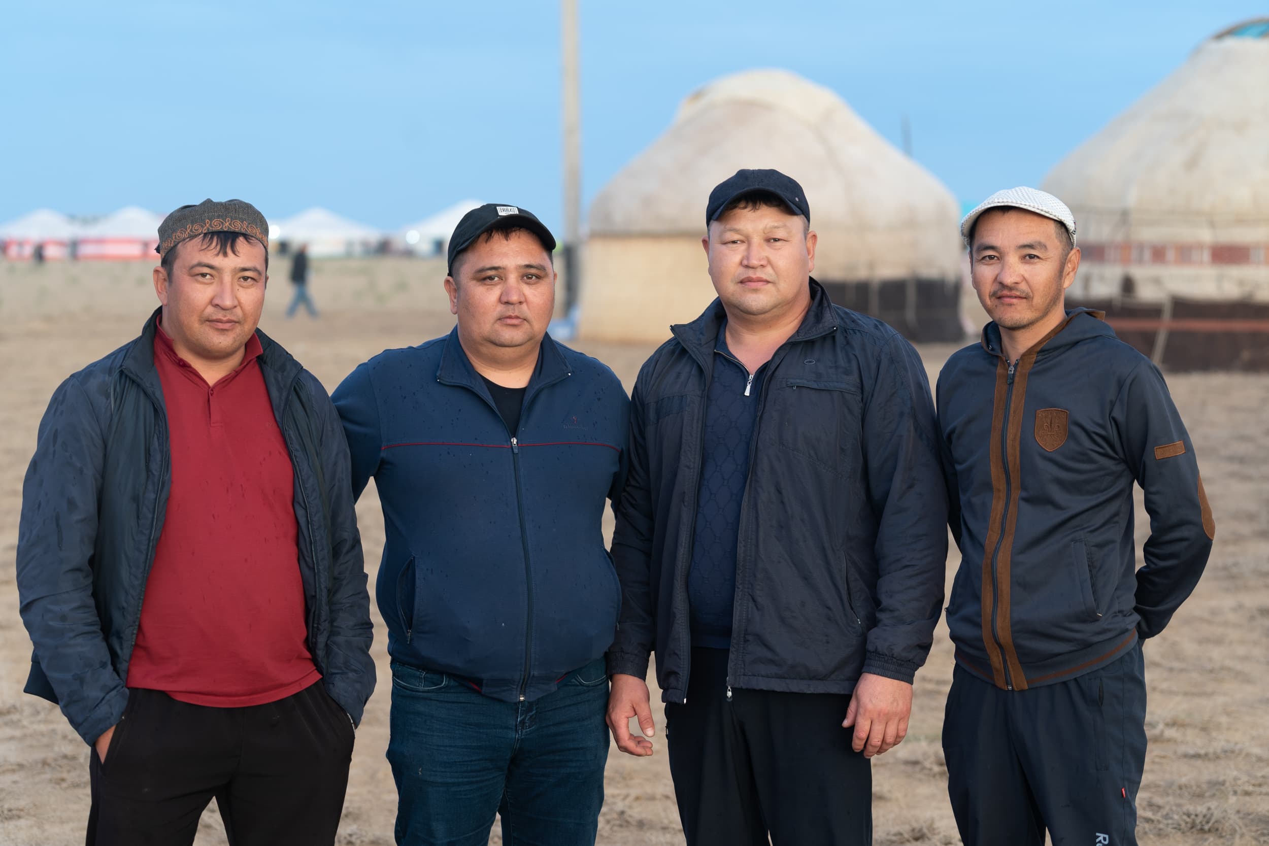 Kazakh men portrait