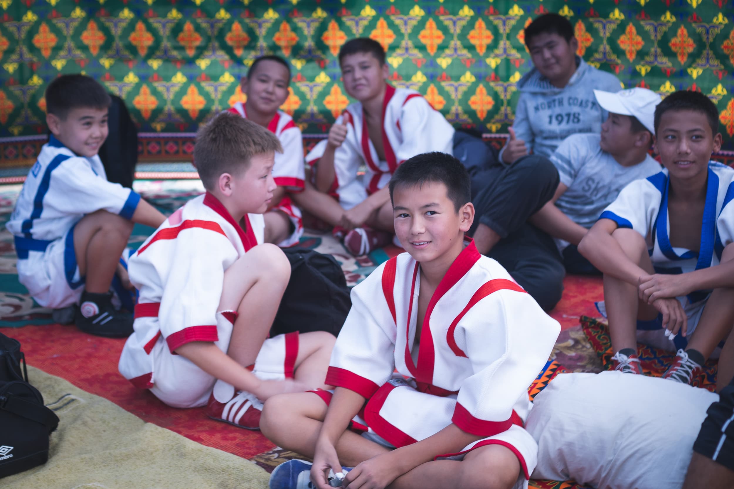 Kazakh wrestling offspring