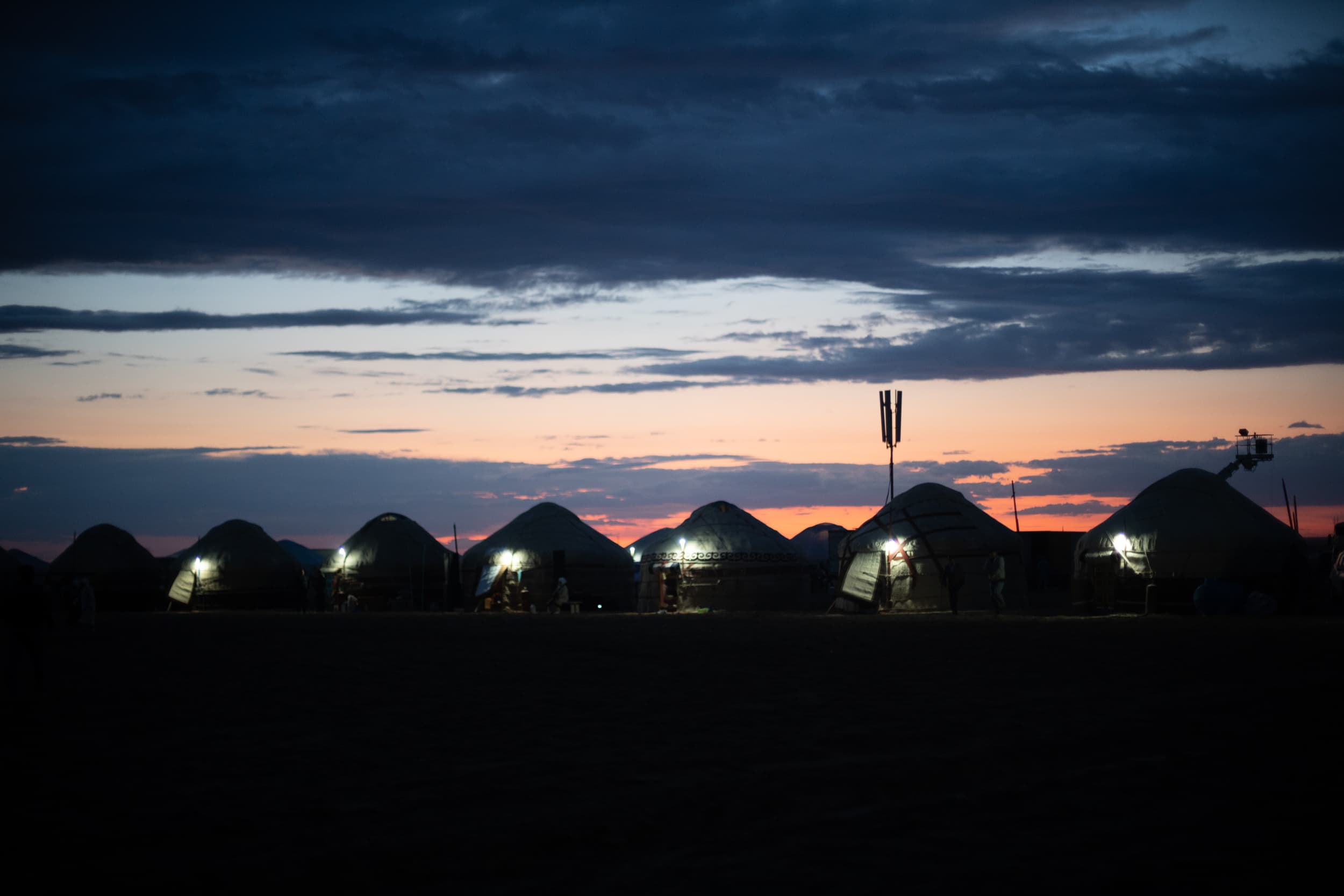 Kazakh yurts