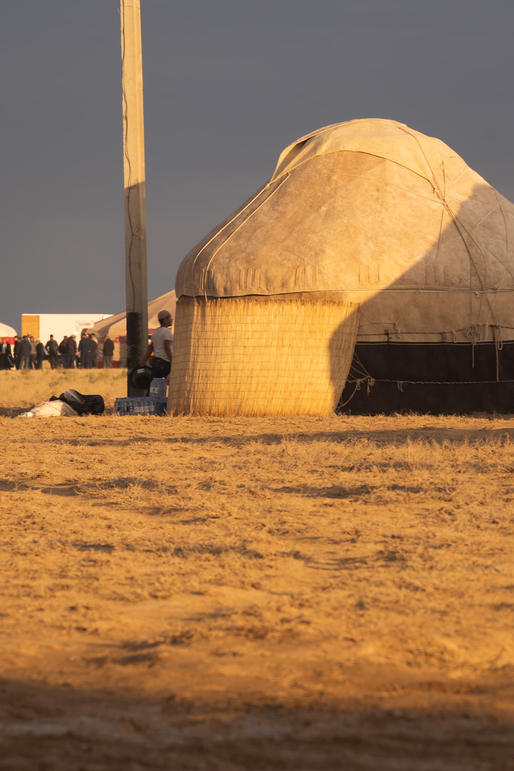 Memorial dinner Kazakhstan yurts