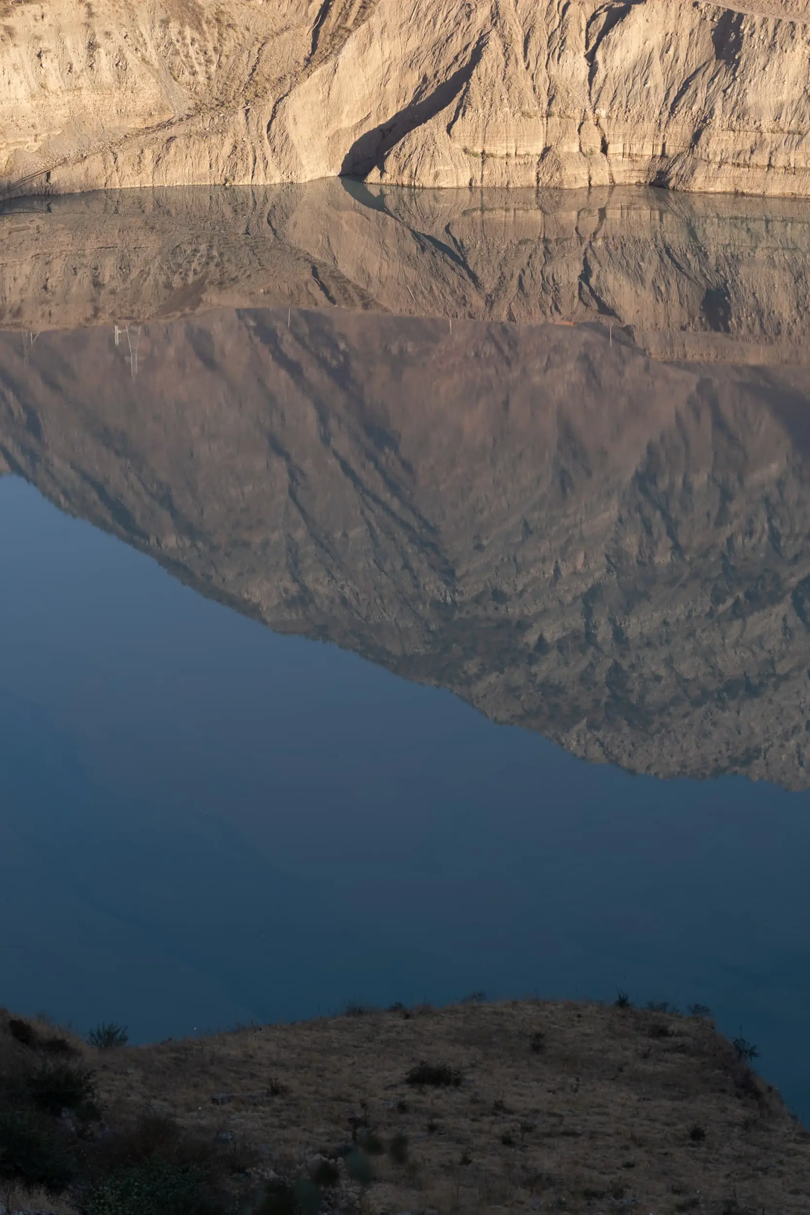 mountain reflection Pamir