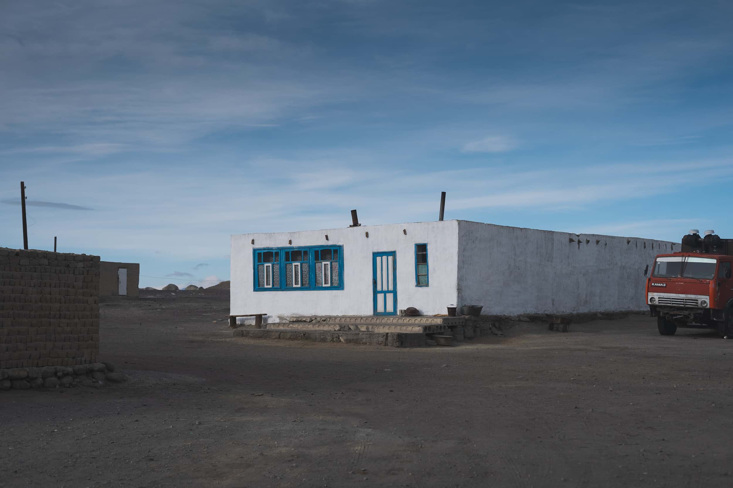 Karakul village Pamir Highway