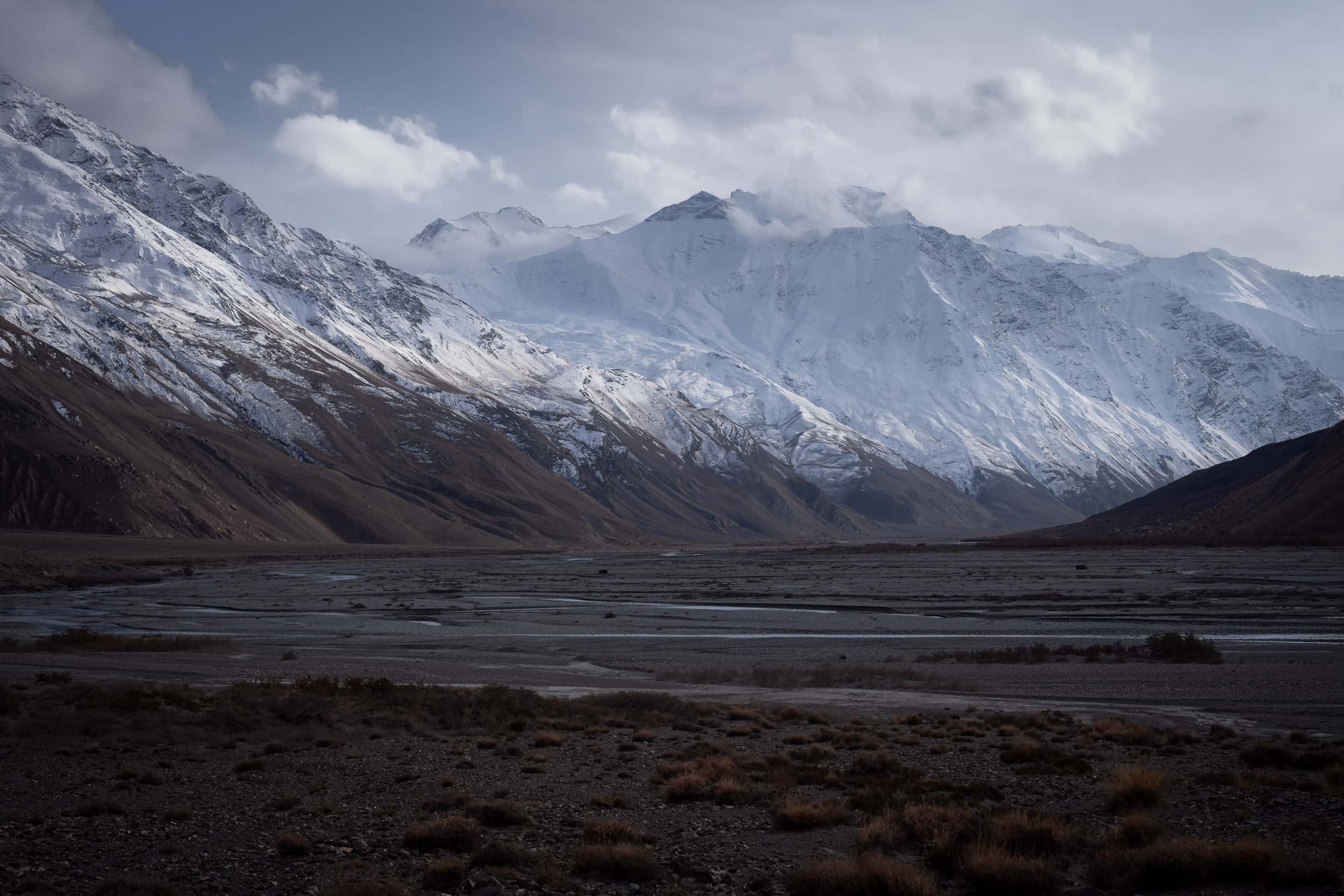 Bartang valley mountains