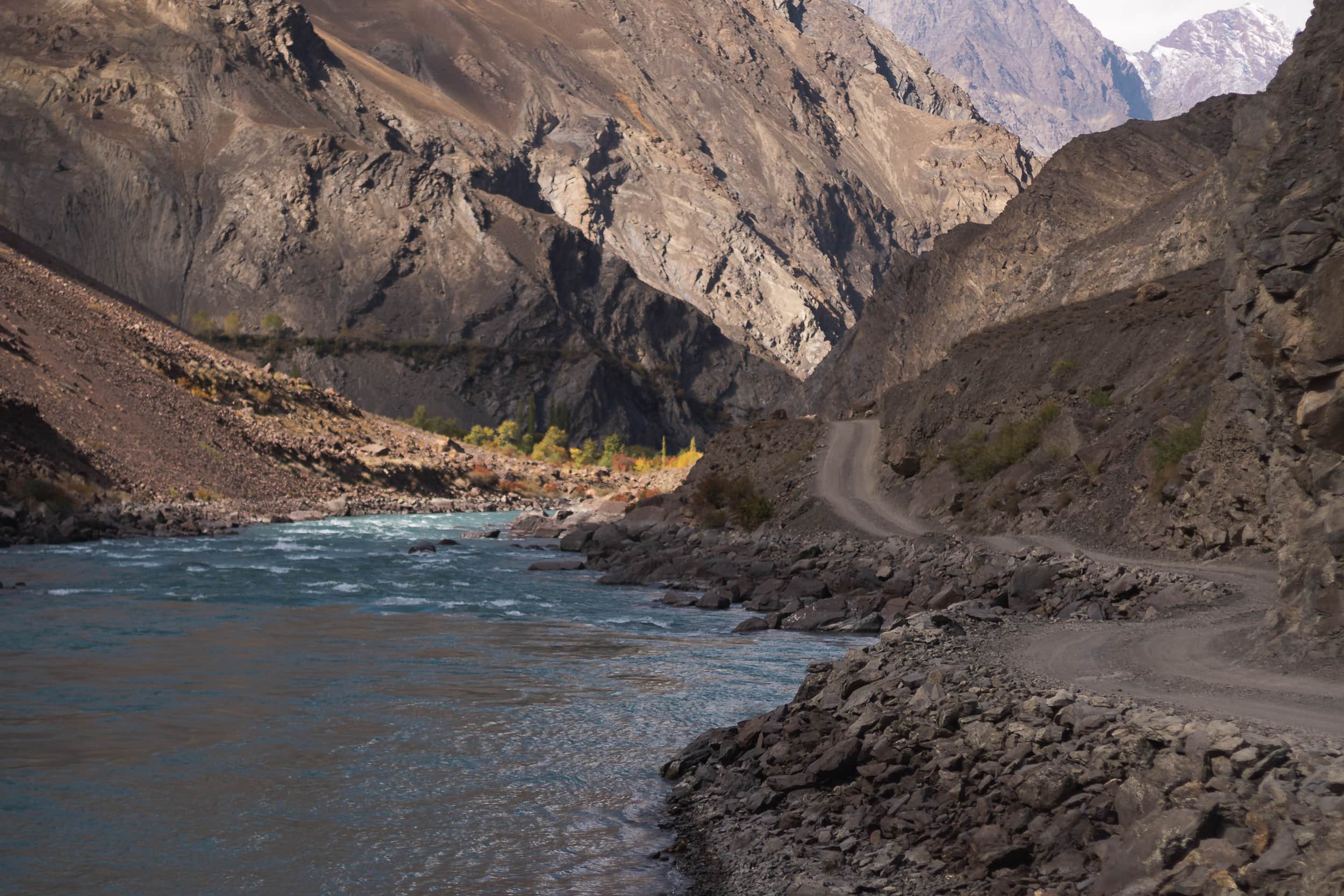 Bartang Valley roads