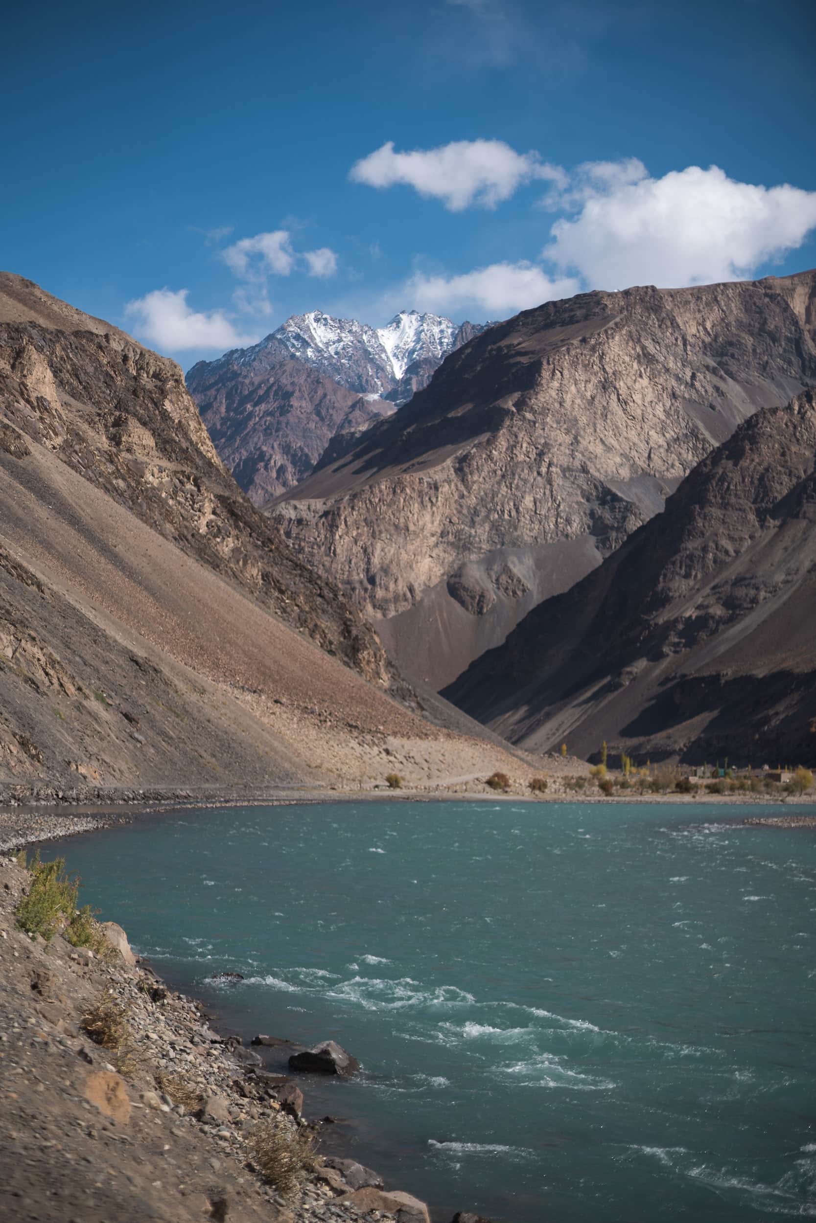 beautiful Bartang Valley Pamir Highway