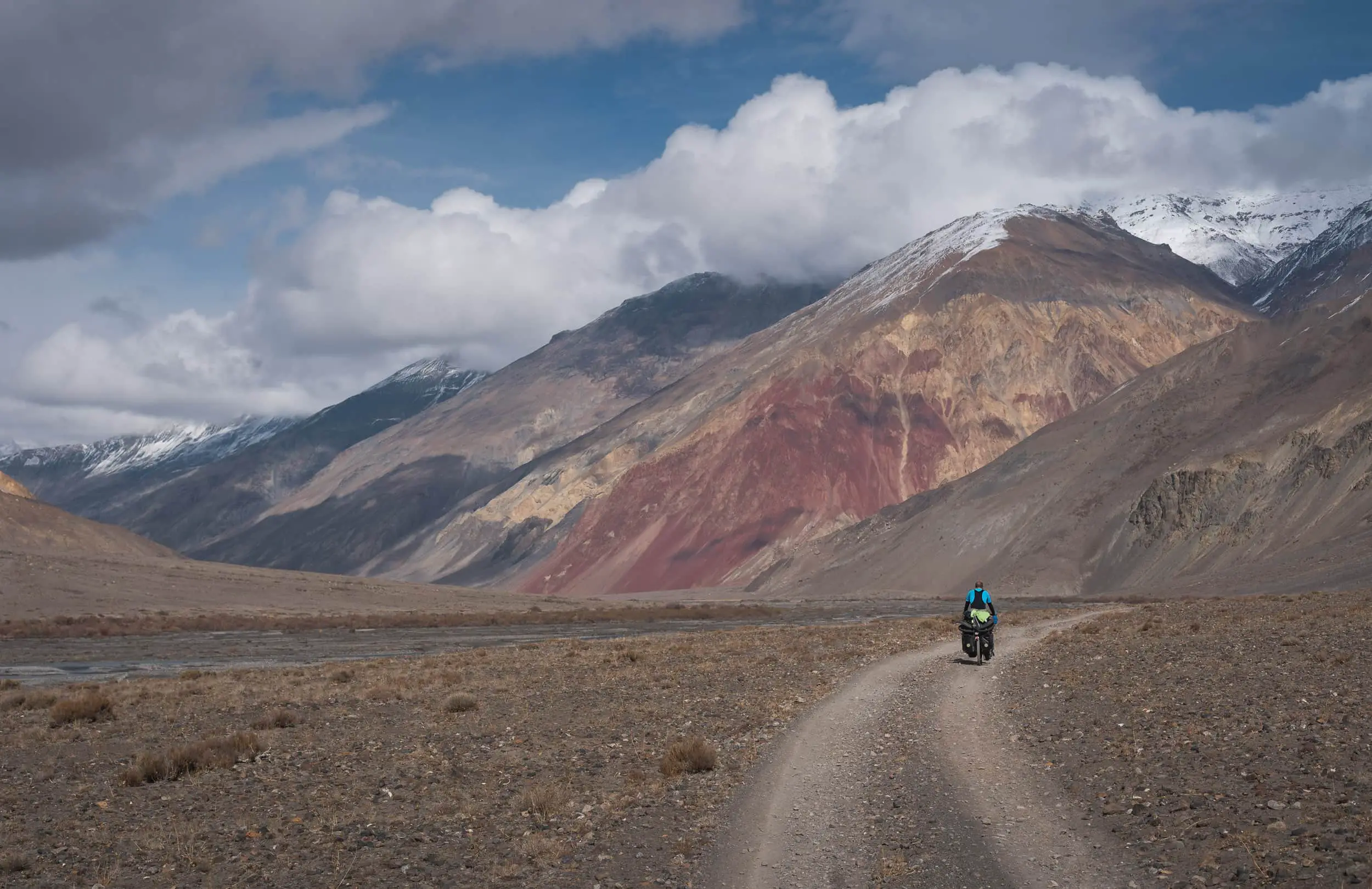 Bicycle touring the Bartang Valley Tadjikistan