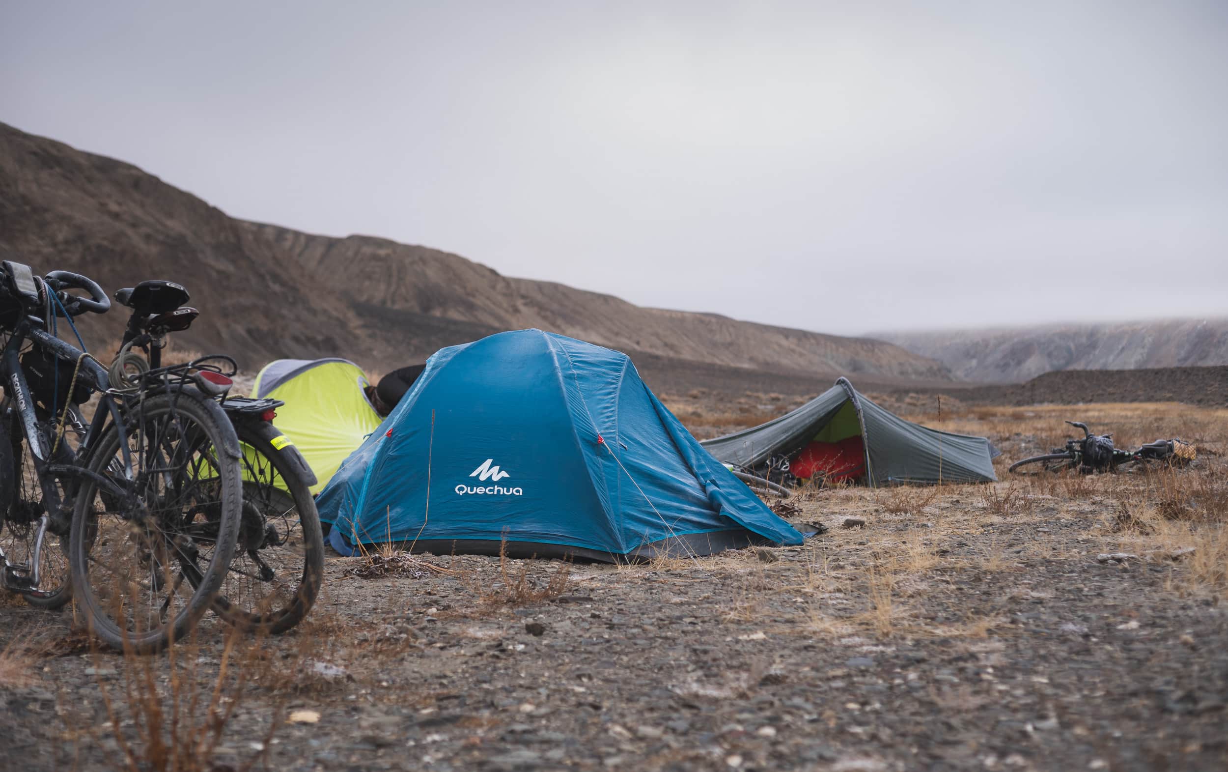 camping on the roof of the world