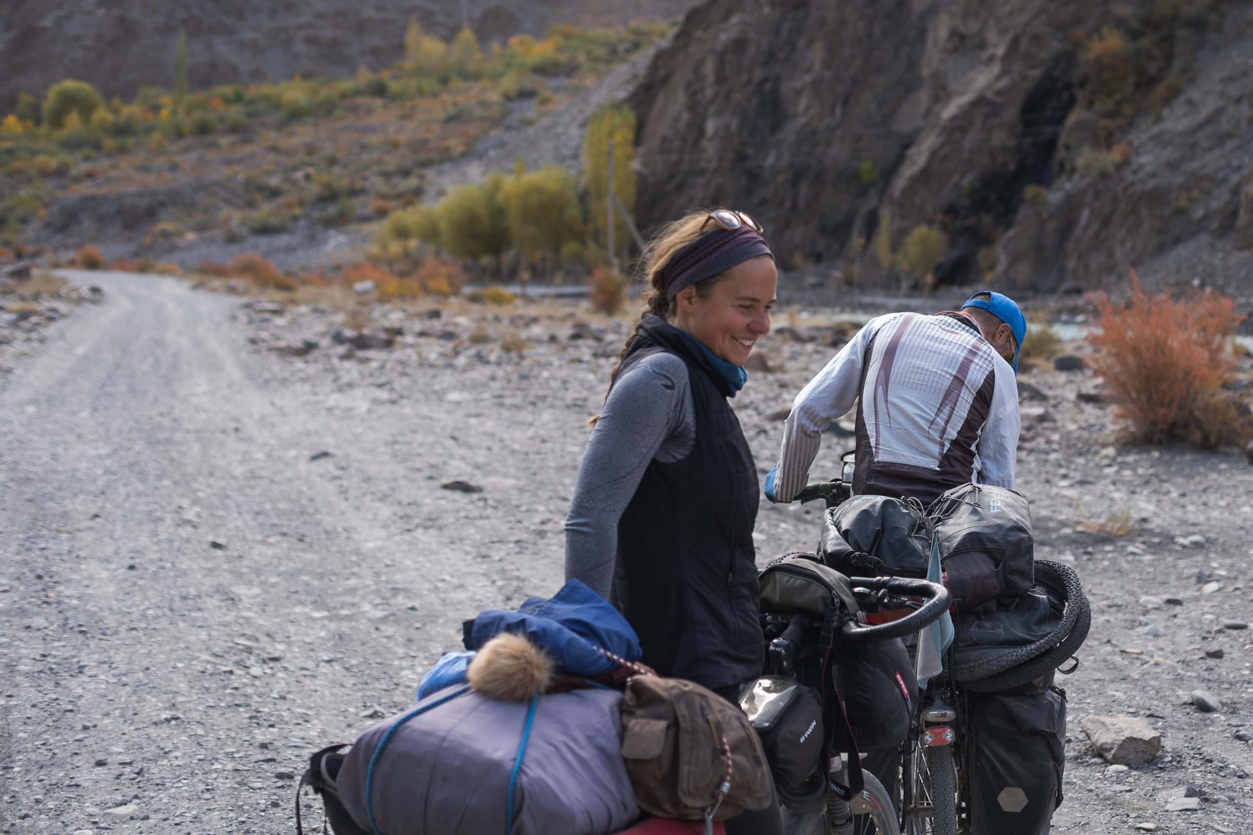 cycle touring in the Bartang Valley