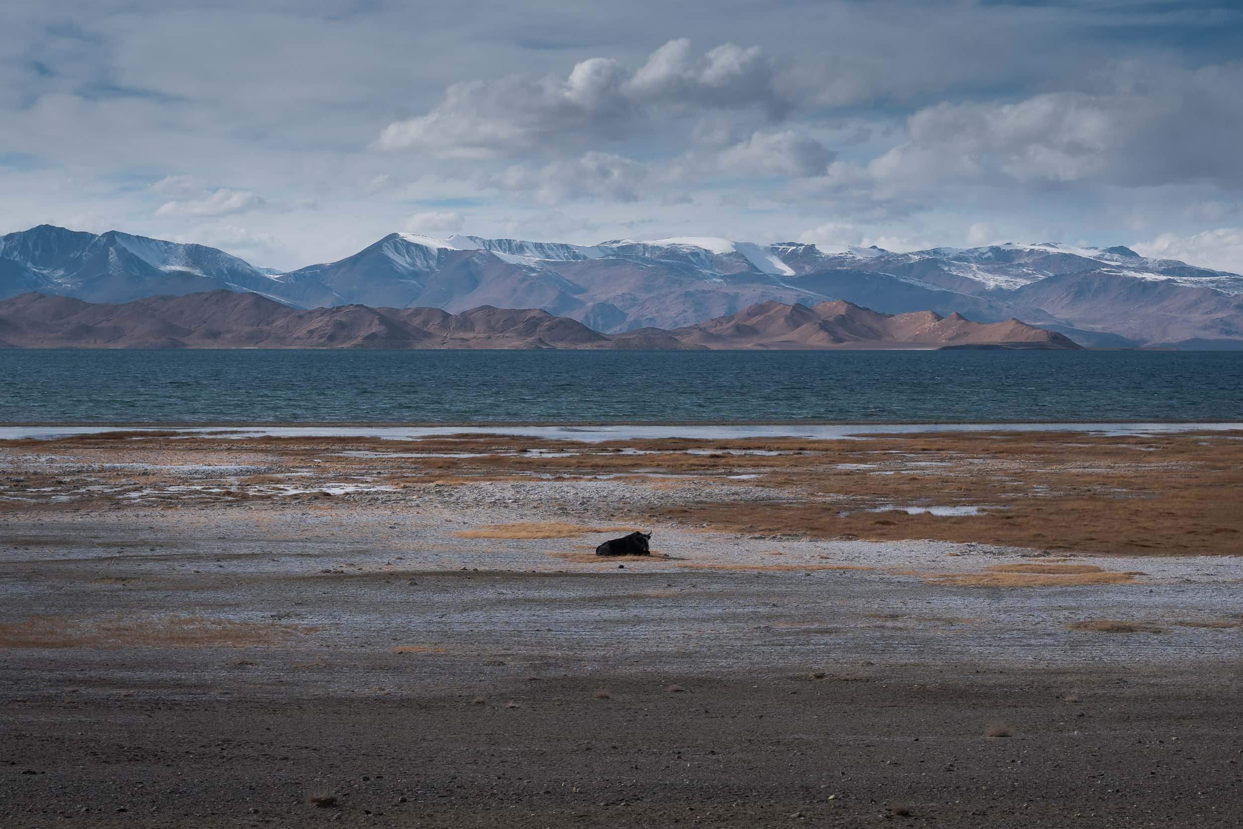 Karakul lake Pamir Highway