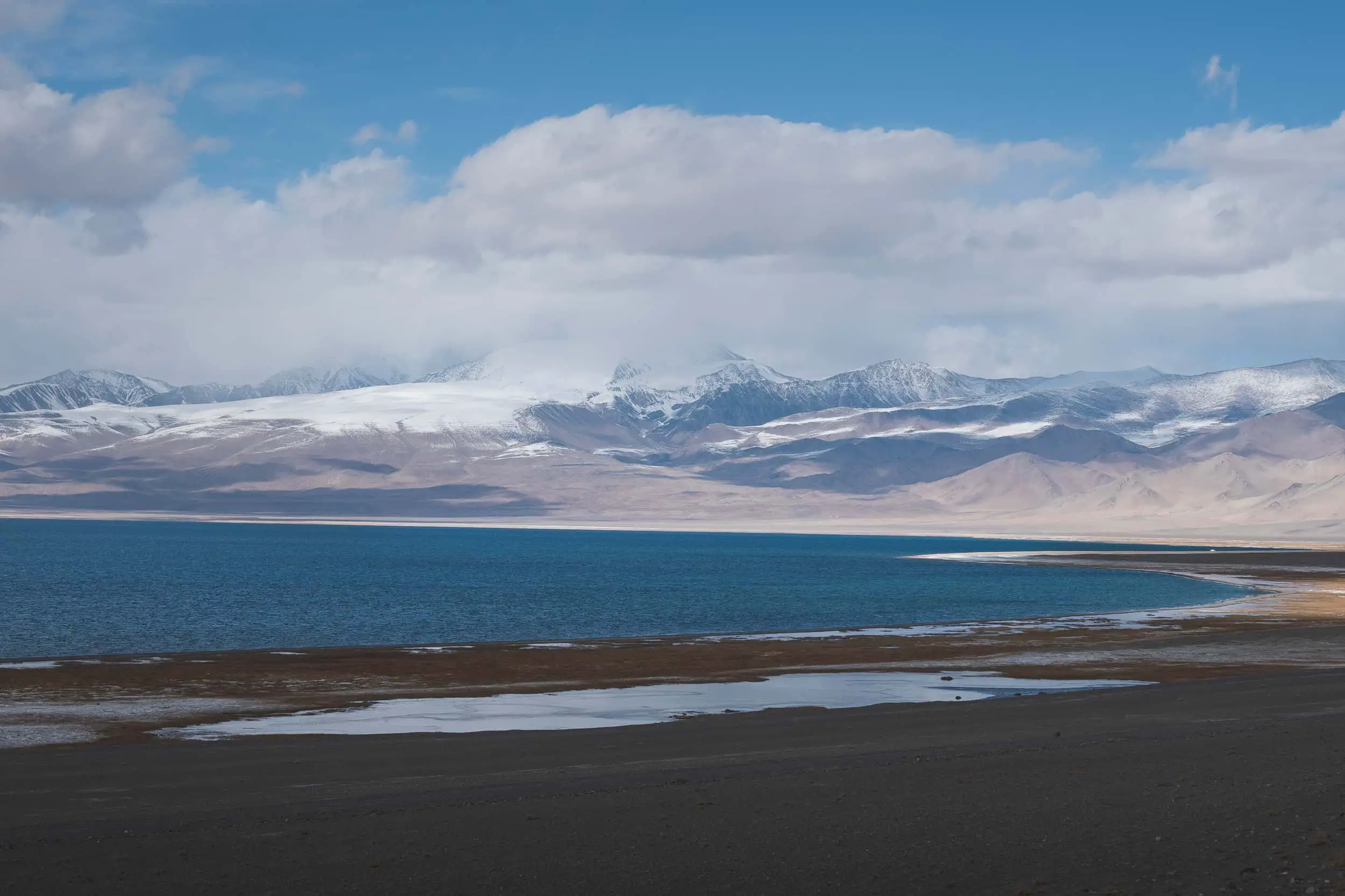 Karakul lake Pamir Highway Tadjikistan