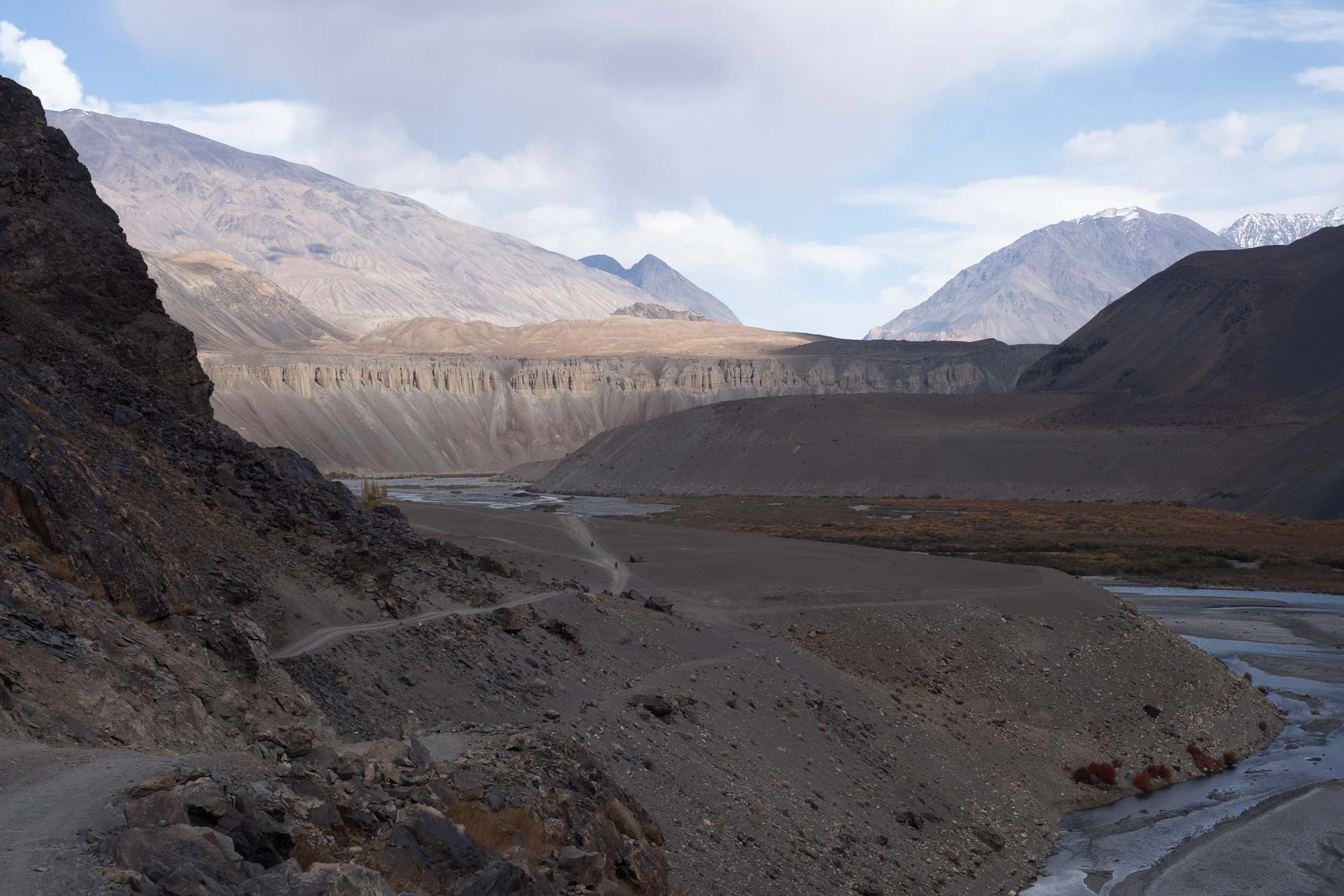 Rocky Bartang Valley roads