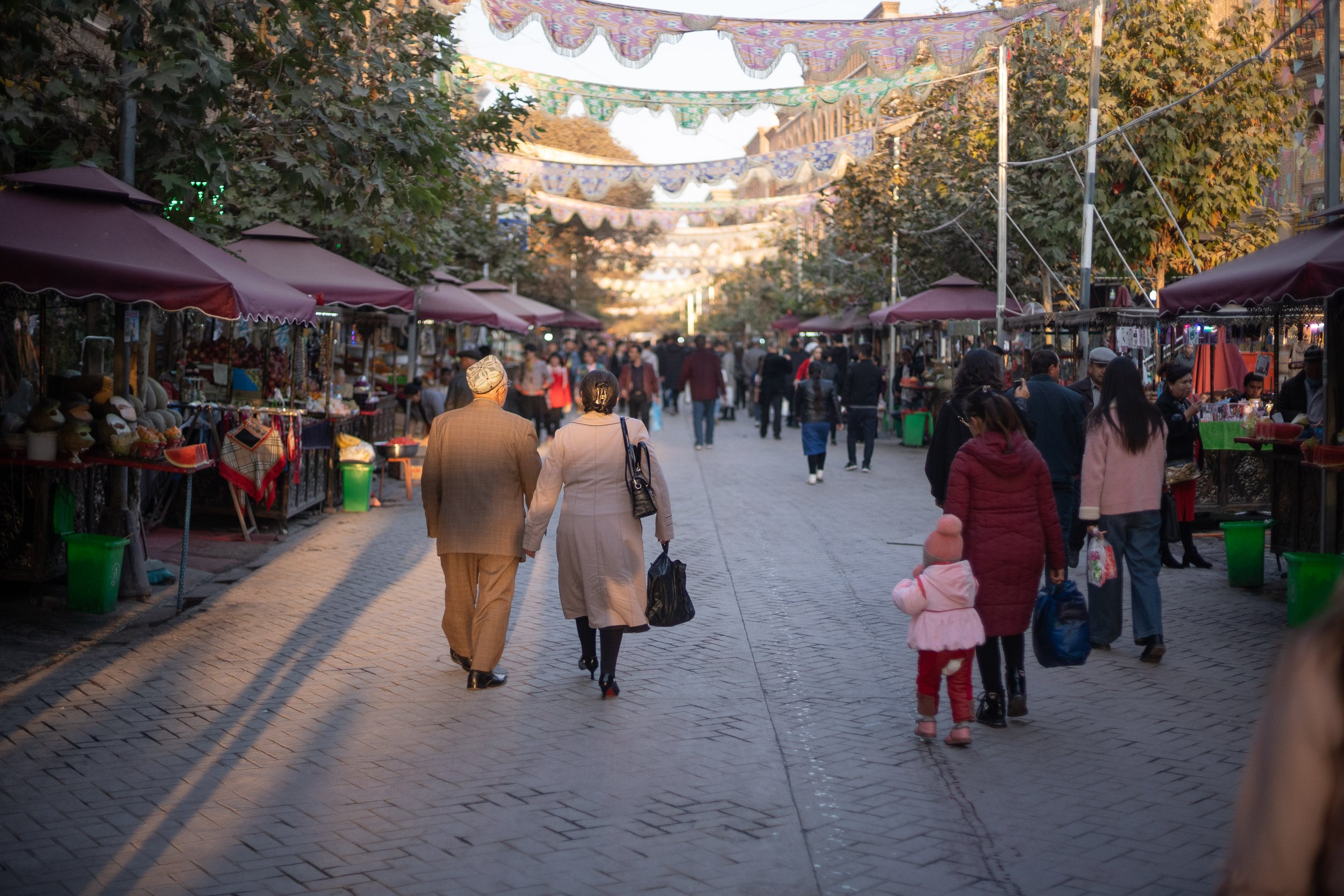 Kashgar by sunset