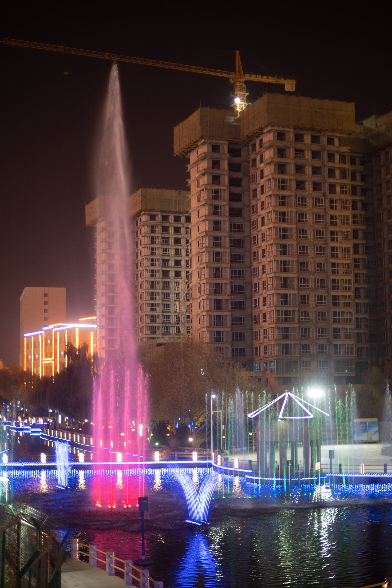 hotan at night China