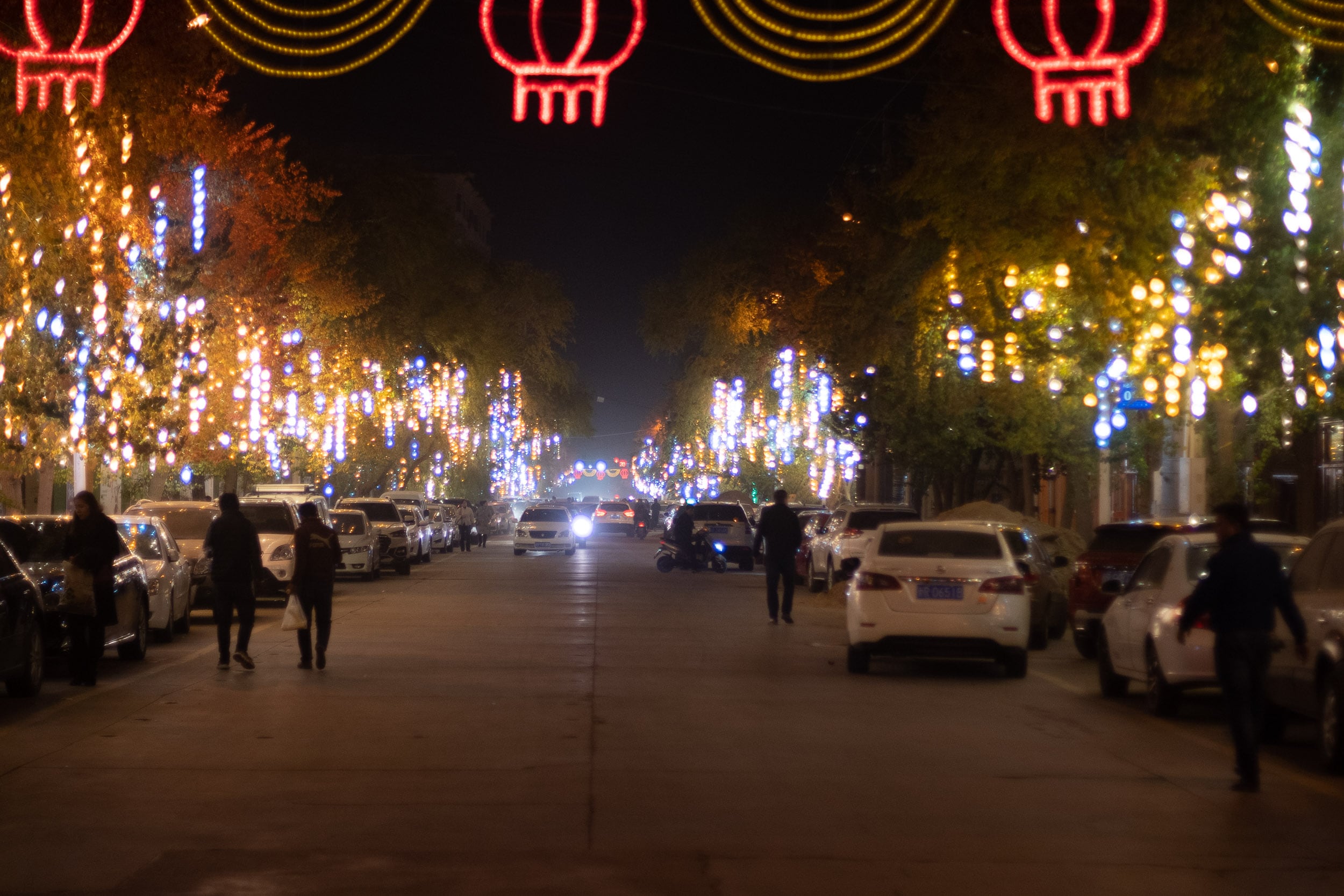 hotan city street lights