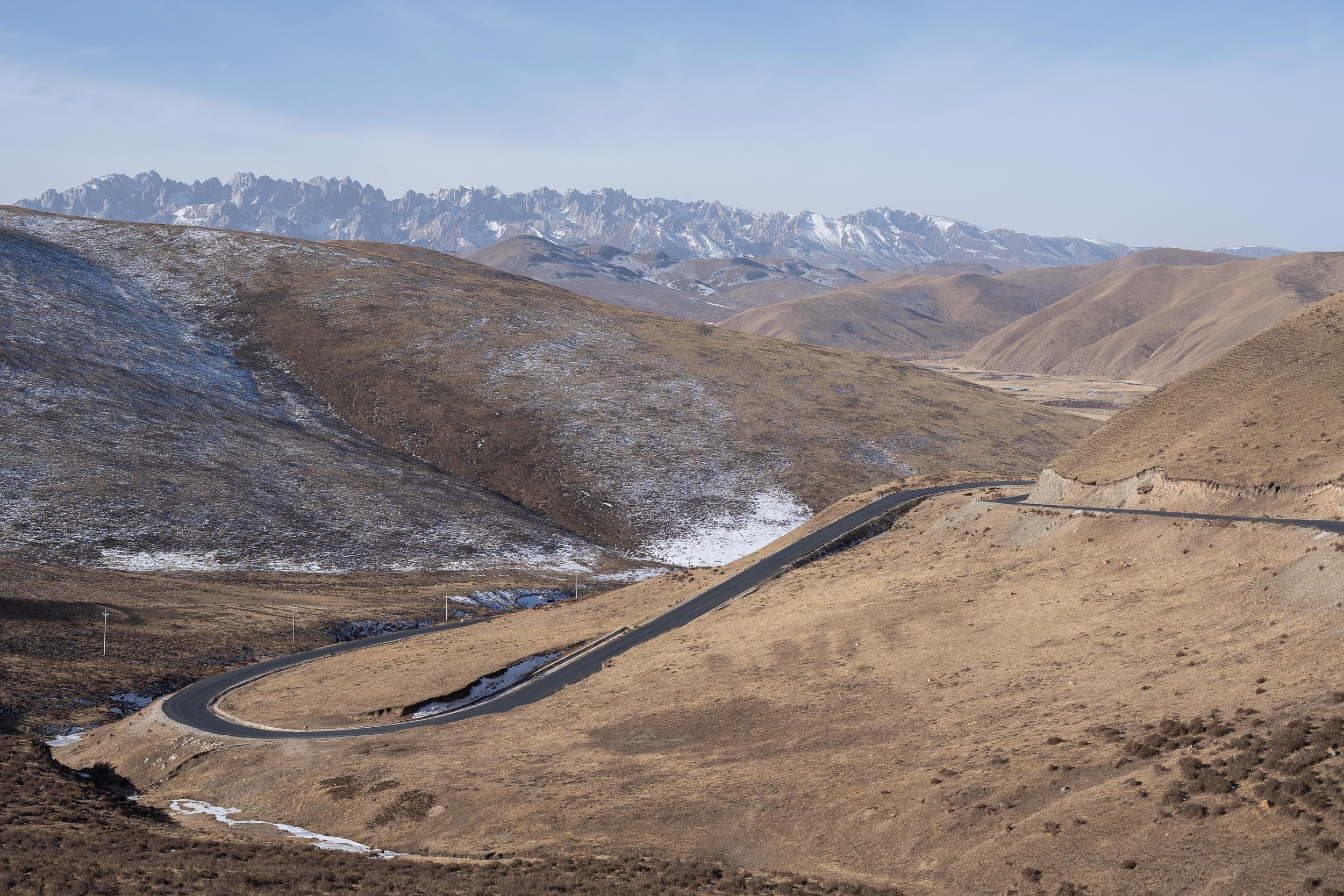 tibetan plateau roads sichuan